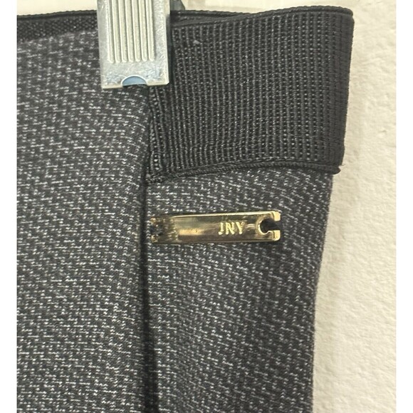 Jones New York Signature Pull On Slim Pants Black Stretch Knit - Picture 5 of 12